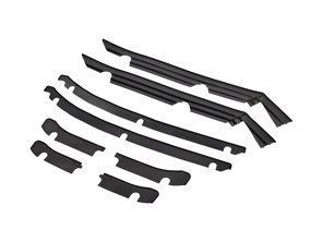 Rubber Seal Set. Porsche 911 1974-89 STD Body - PCG50339422, 90150339422, 91150318500, 91150318600, 91150332500, 91150332600