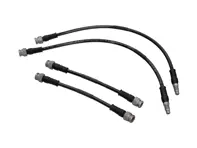 Remslangen Gevlochten roestvrij staal (set van 4) Voor & Achter Porsche 944 / 924S - 477611071B, 944611071F