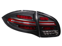 Clear Lens & Black Base Tail Light / Lamps Kit. Porsche Cayenne 958 2011-14 - 95804490026
