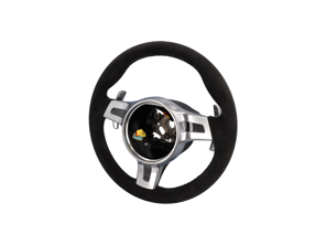 黑色 Alcantara SportDesign 方向盘。保时捷 991 (911) / 981 Boxster / 981 Cayman - 99104440009, 991044400011, 99104440010