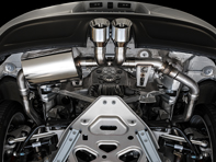 AWE SwitchPath™ uitlaatsysteem met Silver tips voor Porsche 718 Boxster / Cayman - 3025-32020, 3025