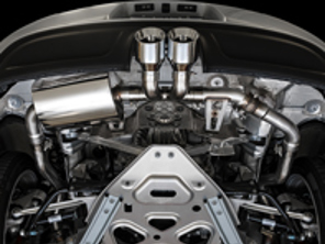 AWE SwitchPath™ exhaust system with Silver tips for Porsche 718 Boxster / Cayman - 3025-32020, 3025