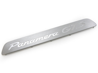 Inserto sottoporta in alluminio spazzolato. Porsche 970 Panamera GTS - 97055575306