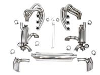 CARGRAPHIC GT Sport Exhaust System With ID42 GT Manifold Set, With Heating, With Exhaust Valves. Porsche 964 Carrera 2/4/RS - 96411104504, 96411104605, 96411104502, 96421103905, 96421103932, 96421104004