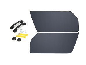 RS Door Panel Kit, with YELLOW pull straps. Porsche 911/930/964/993 - 96455503X00, 964555830YW, 964555251008YR