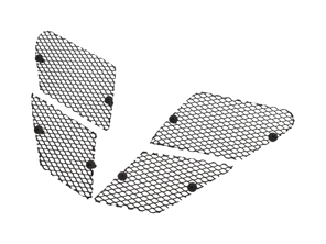 Griglie di aspirazione laterali. Porsche 987 Gen 1 e Gen 2 Boxster e Boxster S