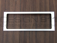 GENUINE PORSCHE AIR CON SURROUND FRAME ARTIC SILVER - 9965526770001C, 996.552.677.000.1C