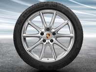 Llantas de aleación Cayenne Design de 20' y neumáticos de verano Original Porsche - 9Y0044660B, 9Y0044661B