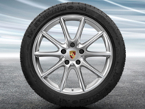 20' Cayenne Design Alloy Wheels & Summer Tyres Original Porsche - 9Y0044660B, 9Y0044661B