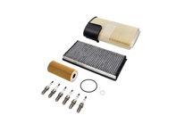Kit de mantenimiento de servicio para Porsche Boxster 987 2.9L y 987 S 3.4L / Aceite Cayman, filtros de aire, bujías, + Más - 0PB115466A, 98711013301, 99917013090, 99757121902, 90012310630
