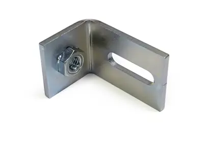 Door glass frame retainer bracket front. Porsche 356 B / 356 C - 64453104920