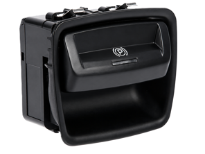 Elektronischer Parkbremsschalter, schwarz. Porsche 970 Panamera 2009–2016 - 970613251035Q0, 970613251025Q0