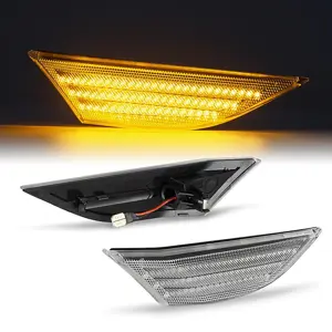 Luces intermitentes laterales LED secuenciales Clear. Porsche 991.1 / 991.2 / 981/982 Boxster/Caimán - 99163125000, 99163125506, 99163125606