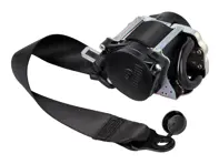 Dreipunkt-Sicherheitsgurt (Fahrerseite), vorne, Schwarz. Porsche 992.1 Cabriolet - 992857705NA23, 992857705DA23