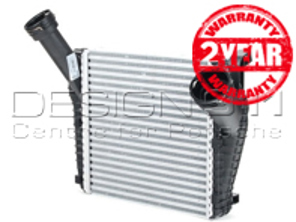 Radiator intercooler. Porsche 957 Cayenne DIESEL / 958 Cayenne DIESEL - 95511063910, 95511064010, 95811064010, 7L6145803D, 7L6145804A, 8ML376729561, 8ML376729571, 95511063911, 95511064011 - CI141000P, CI142000P