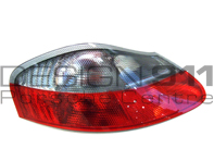 Knipperlichtunit achter, Rood / Helder. Porsche Boxster 986 - 98663144503, 98663144603, 98663144504, 98663144604