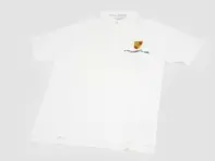 Porsche White Polo Shirt with Crest - WAP59000S14