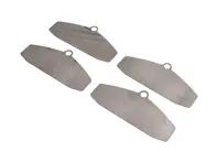 Plaquettes de frein en titane Boucliers thermiques Taille : E2707 (OE Part No 99635194800) - 23414, 07.B314.17, 07B31417, 99635194800 - E2707, T1857