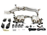 Sistema de escape deportivo, con salidas de escape negras. Porsche 95B.2 Macan S - 95B044211, 95B044211A