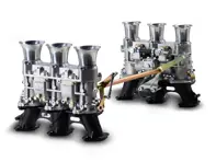 Jenvey 911 2-Loch-Heritage-Drosselklappengehäuse-Kit mit 35-mm-Anschlüssen. Porsche 911 - WFR024, WFR029, WFR043, WFR060, WFR505 - FP30, RH01, RH01M