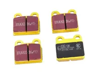 Pastiglie freno EBC GIALLE 'Fast Road' posteriori. Porsche 911 / 912 / 914 - 91135293901, 91135293902, 91135295004, 91135295006, 91135295007 - DP4105R
