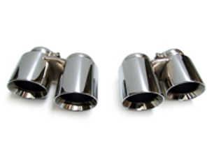 DesignTek Exhaust tail pipes in Stainless Steel for Porsche 991.1 - 152727-01, 99111136101, 99111136102, 99111136103, 99111198301, 99111198302, 99111198303, 99111146700, 99111136201, 99111136202, 99111136203, 99111146800
