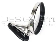 Espejo de puerta redondo convexo. Porsche 911 70-73 - 91173111600
