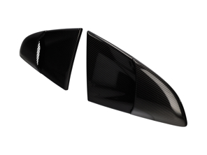 Set di prese d'aria per il finestrino posteriore in fibra di carbonio a secco. Porsche 718 GT4RS - 982853990OK1, 982853989OK1 - SRHFAISC