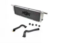 Radiatore centrale in alluminio per acqua di raffreddamento e tubi flessibili Porsche 991 GT2RS, 718 GT4, 718 SPYDER - 99110613802, 99110613801, 99110603890