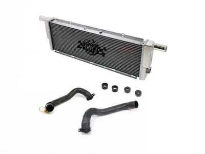 Radiateur central en aluminium pour liquide de refroidissement et durites Porsche 991 GT2RS, 718 GT4, 718 Spyder - 99110613802, 99110613801, 99110603890
