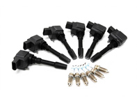 Ignition coils & spark plugs SET OF 12 Porsche Macan / Cayenne / Panamera - 94660210400, 94660210401, 94660210402, 94660210403, 9466021040, 94660210404, 99917023390