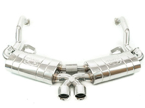 Impianto di scarico Fabspeed Maxflo Performance per Porsche 987 Boxster / Cayman (2005-2008) - 98111122101, 98111122102, 98111123100, 98111123101, 98111142100, 98111142101, 98111143100, 98111143101, 98111122201, 98111122202, 98111123200, 98111123201, 98111142200, 98111142201, 98111143200, 98111143201