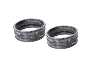 Manifold rubber seal, SET OF 2. Porsche 964 / 993 - 96411068604, 96411068603, 96411068601