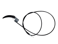 Front bonnet lock cable. Porsche 924 / 944 - 477823531A