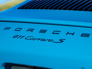 Insignia Trasera Negra 'PORSCHE 911 CARRERA S' para Porsche 991.2 - 99104480382041