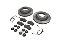 REAR Brake Pads and Brake Disc Package for Porsche Boxster 986 S - 98635240301, 98735240300, 98735240301