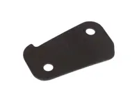 Unterlegscheibe für Türschließblech, 1 mm, Schwarz. Porsche 911/912 - 90153170320 - 1687551300