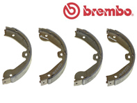 手刹蹄（4 件套）。保时捷 955 卡宴 - 95535292500 - S85536