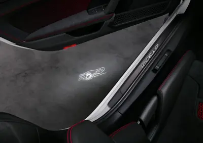 Projecteurs de porte LED avec logo "BORN IN FLACHT". Mise à niveau Porsche 992 GT3 RS / Porsche 992 - 9Y0044914