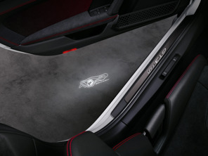 Projecteurs de porte LED avec logo "BORN IN FLACHT". Mise à niveau Porsche 992 GT3 RS / Porsche 992 - 9Y0044914