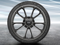 20' 991.2 GT3 RS / GT2 RS 'GT3' in Platinum (satin-gloss) Alloy Wheels & Winter Tyres Original Porsche - 99104460148