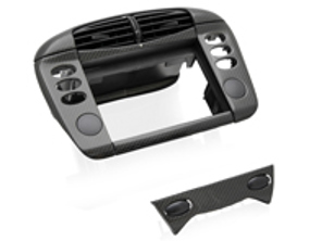Carbon centre console retrofit kit. Porsche 996 >>2001 - 00004480131