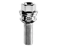 Numeric Racing Lug bolt, Silver. Porsche Boxster / Cayman / 996 / 997 / 991 / Cayenne / Panamera