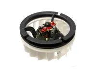 Kachelventilatormotor en ventilator. Porsche 911 1965-89 / 912 / 914 - 91157132032, 90157132032