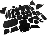 Complete tapijtset interieur voor Porsche 964 C2/C4 Cabriolet LHD