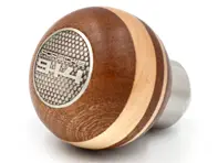 桃花心木和枫木换档旋钮。保时捷 914 - 90142401400