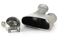 Uitlaat pijp. Porsche 970 Panamera >>2013 - 97011168131, 97011168231