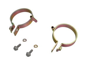 用于固定暖气软管顶部的卡箍和带螺栓的暖气电缆支架。适用于 1965-86 年款保时捷 911，参考编号 90121105122、90121105222。 - 90121105121, 90121105221, 90121105122, 90121105222