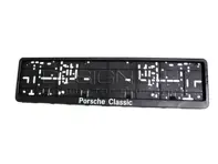 Support de plaque d'immatriculation Porsche Classic. - PCG70120100, PCG70120101