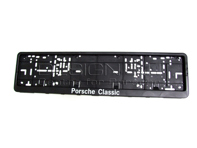 Support de plaque d'immatriculation Porsche Classic. - PCG70120100, PCG70120101